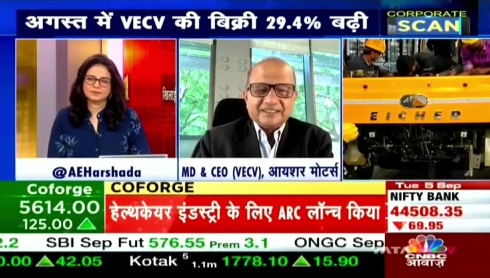 VECV\'s recent sales growth, its perspective on the industry\'s future, export challenges CNBC Awaaz
