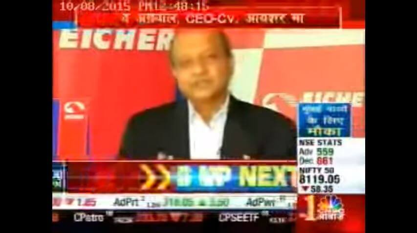 Mr. Vinod Aggarwal,CEO VE Commercial Vehicles