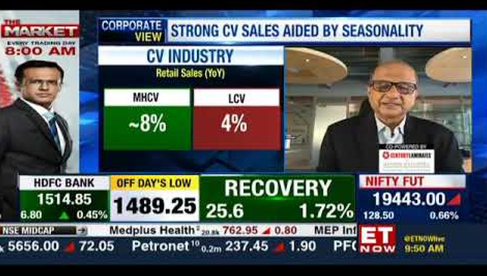 VECV\'s recent sales and CV industry outlook ET Now