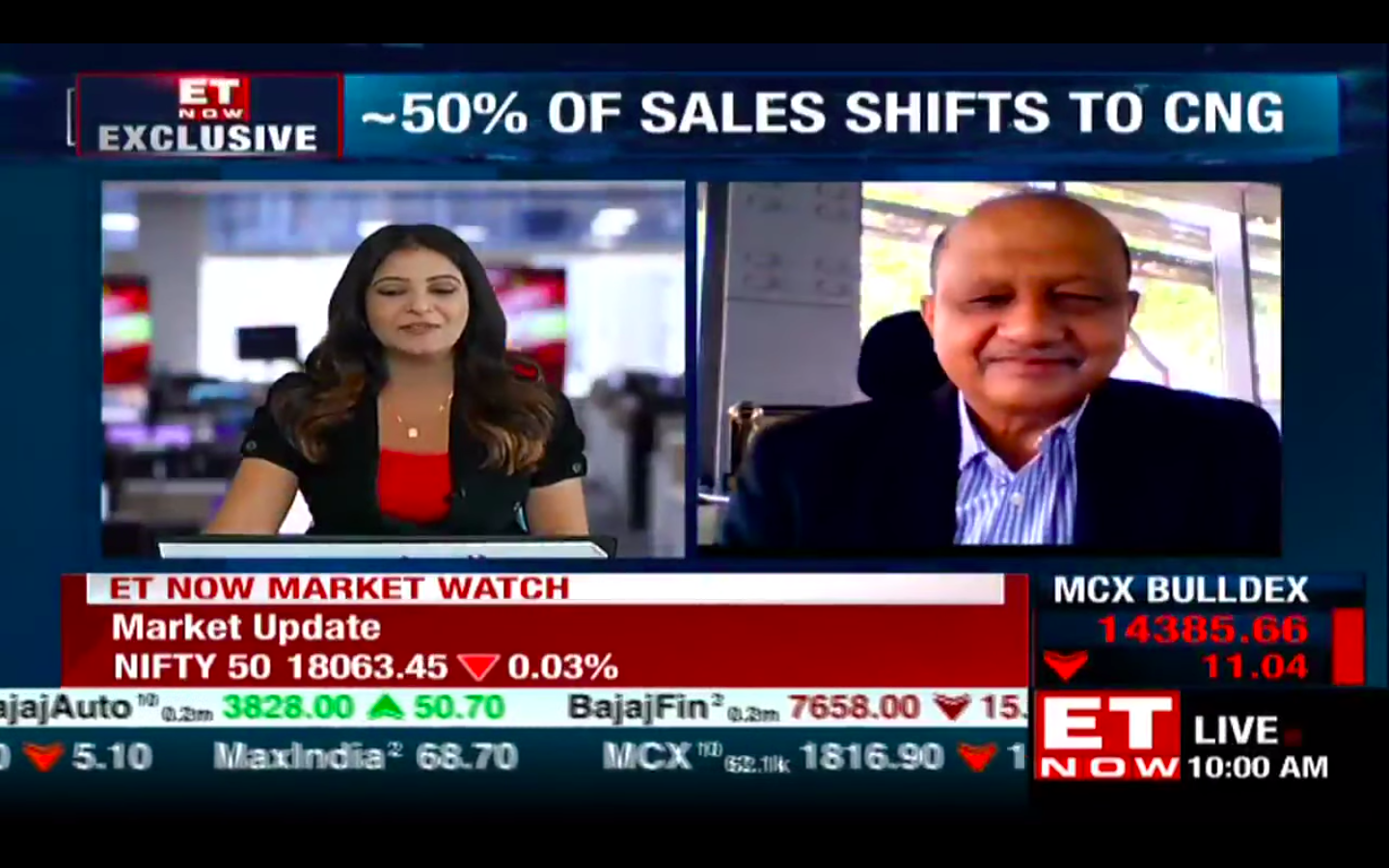 Mr. Vinod Aggarwal, MD and CEO, VECV in talks with ET Now