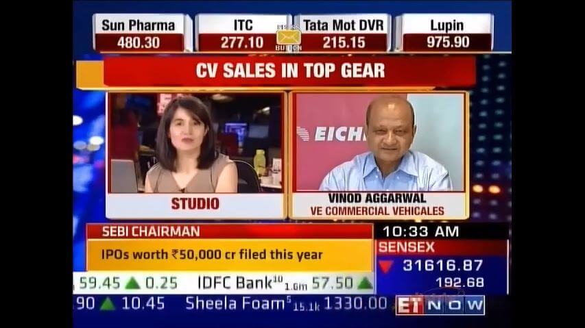 Vinod Aggarwal, MD & CEO, VECV speaks to ET Now about CV industry & VECV's investment plans