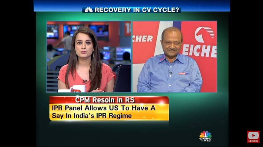 Bazaar - Vinod Aggarwal, CEO - VE Commercial Vehicles , Eicher Motors