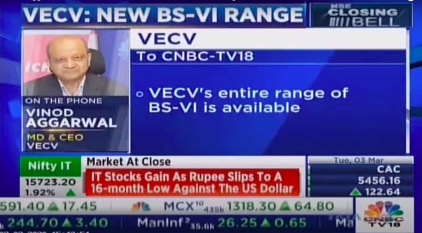 EUTECH6 Launch, Vinod Aggarwal, MD & CEO, VECV