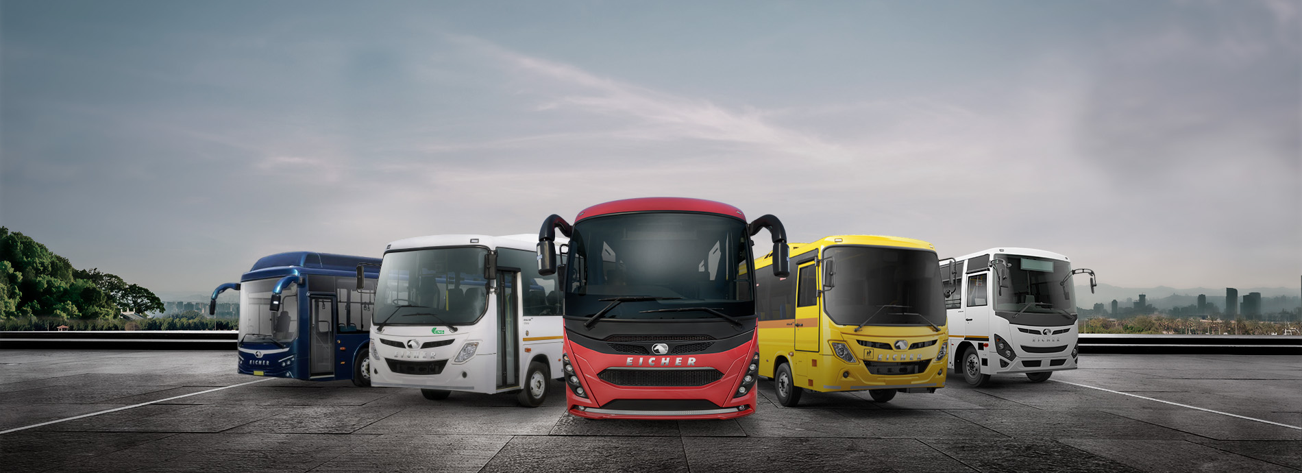 Buses | Diesel Buses | CNG Buses | Electric Buses | Ac Buses | Eicher