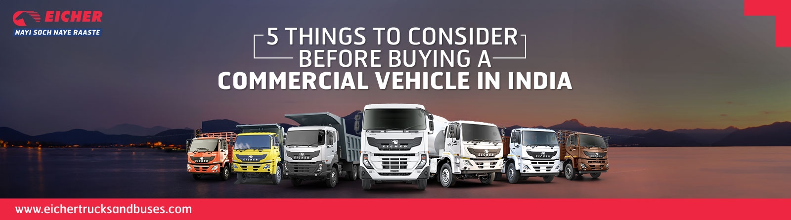 5 Things to Consider Before Buying a Commercial Vehicle in India