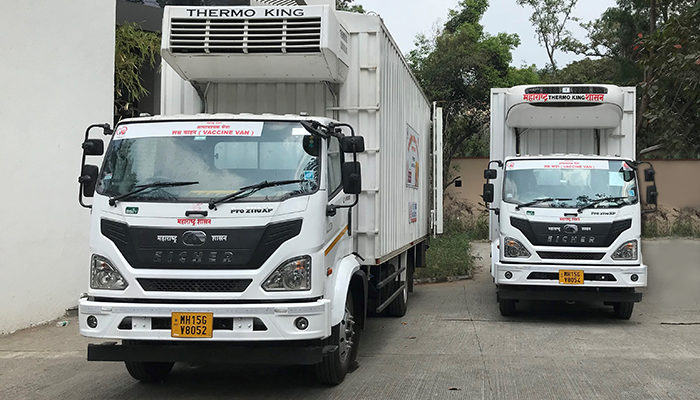 eicher reefer trucks