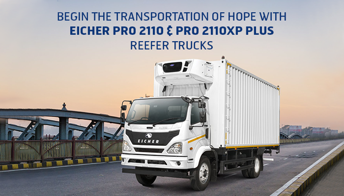 eicher reefer trucks