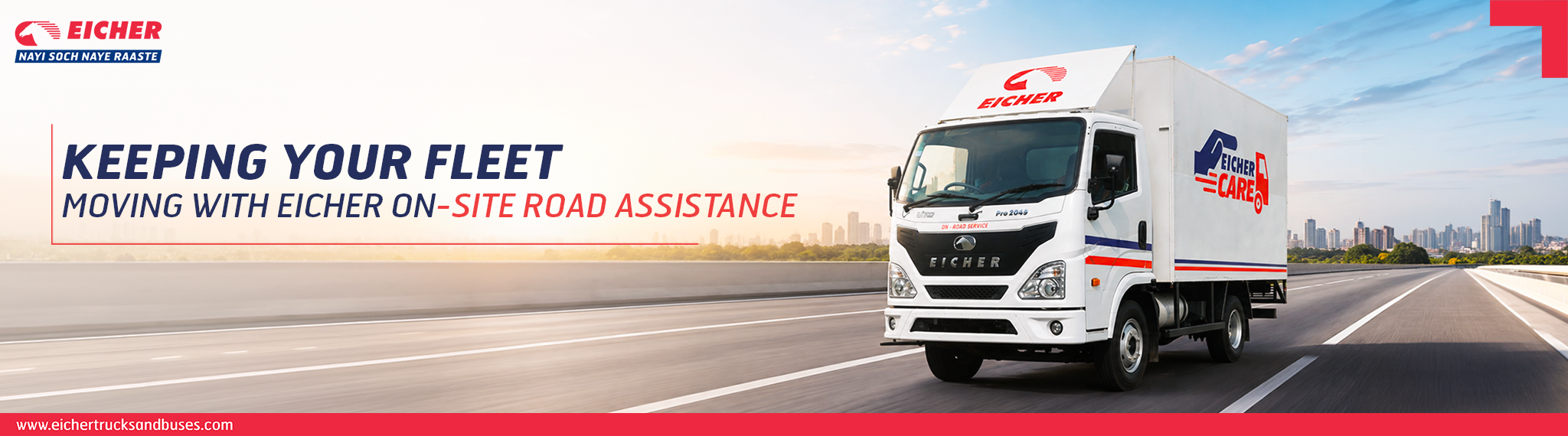 Keep Your Fleet Moving with Eicher On-Road Assistance