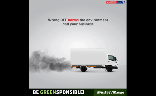 The right DEF for Cleaner air #FIRSTBSIVRANGE