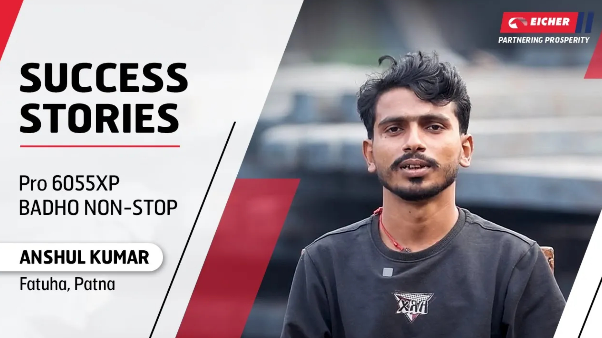  Anshul Kumar\'s Remarkable Journey with the Pro 6055XP and My Eicher App