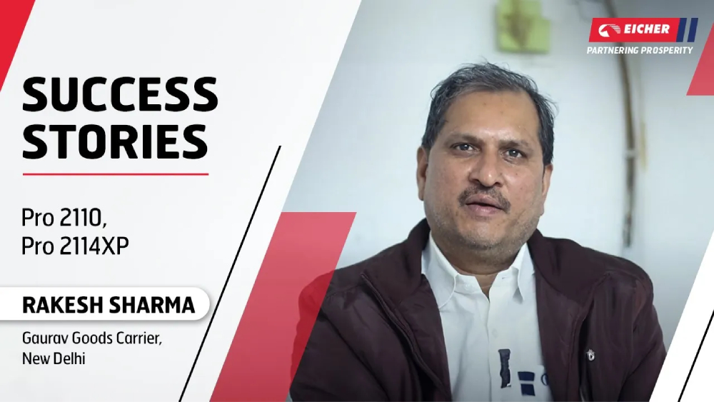 Eicher LMD Success Story - Mr. Rakesh Sharma, Gaurav Goods Carrier, New Delhi