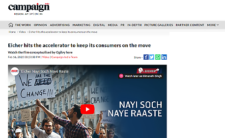 Eicher hits the accelerator to keep its consumers on the move