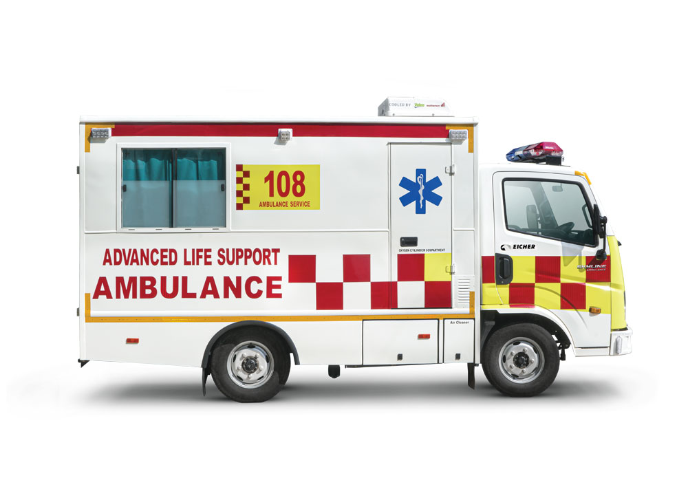 Eicher Skyline Ambulance - B Type - Price, Specifications