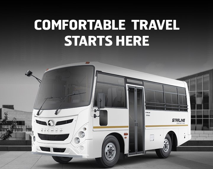 Mini Bus, Mini Bus Price in India, 20 Seater Bus | Starline Staff Bus